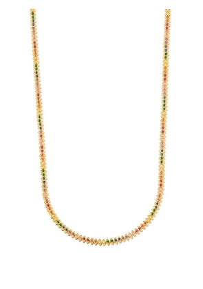 Sydney Evan 14kt yellow gold sapphire eternity necklace