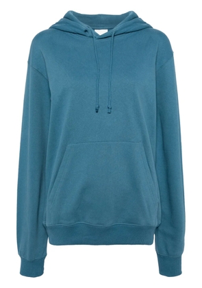 Stockholm Surfboard Club logo-print organic cotton hoodie - Blue