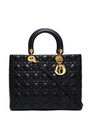 Christian Dior Pre-Owned 2000s Lady Dior quilted handbag - Black