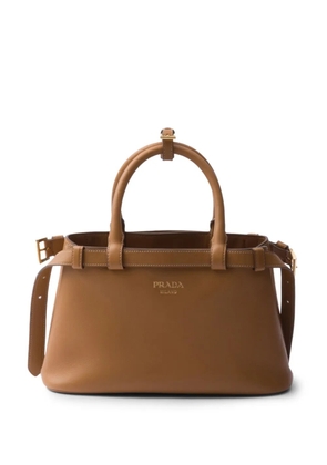 Prada small Buckle tote bag - Brown