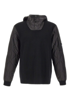 C.P. Company wave-quilted hoodie - Black