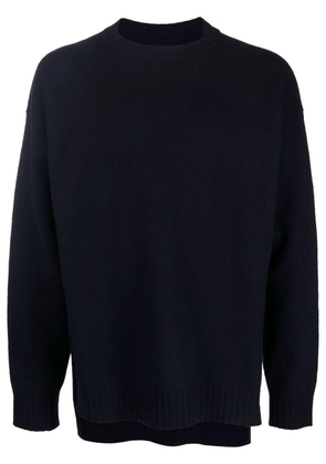 Jil Sander drop-shoulder long-sleeve jumper - Blue