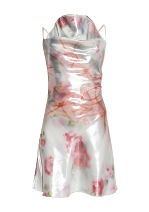 Diesel D-Ebra floral mini dress - White