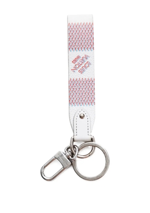 Louis Vuitton Pre-Owned 2022 Damier-pattern leather key holder - White
