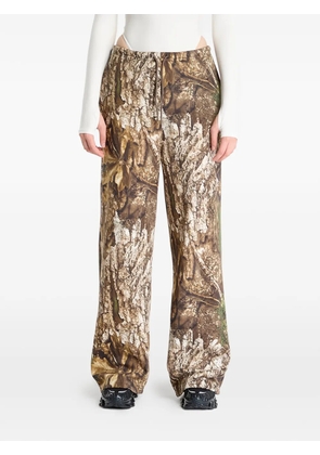 Jordan elasticated-waistband track pants - Brown