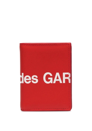 Comme Des Garçons logo-print bi-fold wallet - Red