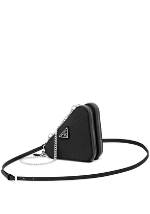 Prada mini Triangle crossbody bag - Black
