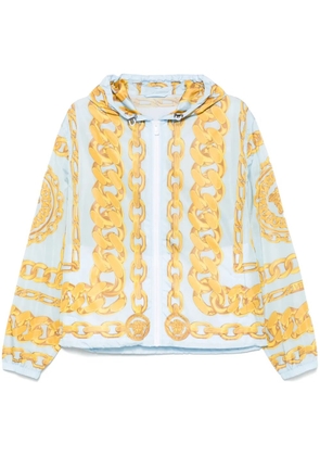 Versace Medusa Chains-print jacket - Blue