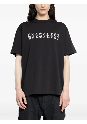 44 LABEL GROUP Guestlist graphic T-shirt - Black