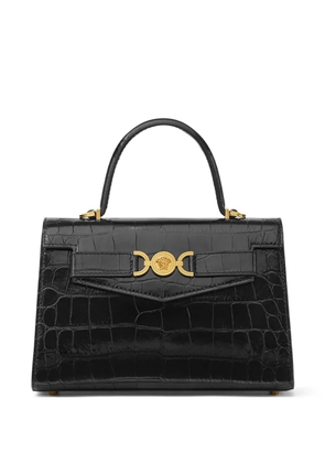 Versace Medusa '95 croc-effect tote bag - Black