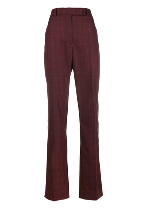 Calvin Klein plaid trousers - Red