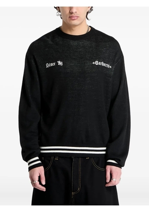 Carhartt WIP embroidered logo knit sweater - Black