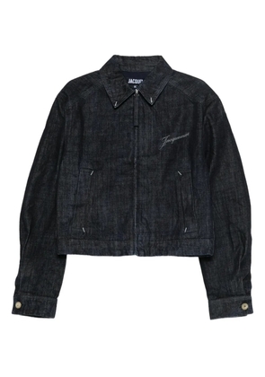 Jacquemus logo-print denim jacket - Blue