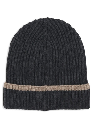 Brunello Cucinelli embellished cashmere beanie - Black