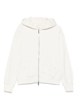 Calvin Klein cotton zip-up hoodie - Neutrals
