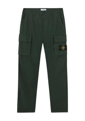 Stone Island cargo-pocket cotton trousers - Green