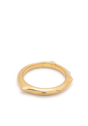 Andres Gallardo sculpted thin band ring - Gold