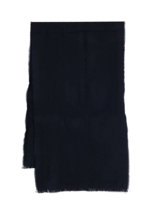 Tagliatore fringed scarf - Blue