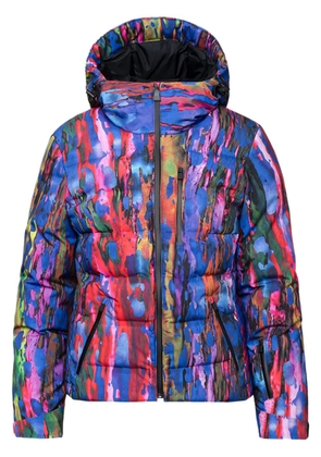 Aztech Mountain Nuke abstract-print padded jacket - Blue