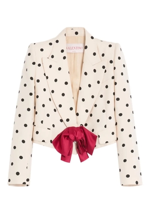 Valentino Garavani polka-dot blazer - Neutrals
