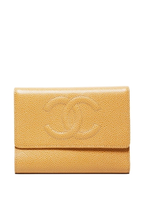 CHANEL Pre-Owned 2003-2004 CC Mark wallet - Yellow
