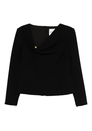 Roland Mouret cowl-neck top - Black