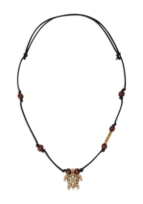 DSQUARED2 turtle beaded necklace - Brown