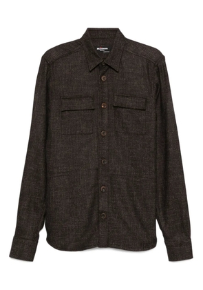 Kiton double-pocket buttoned-up shirt - Brown