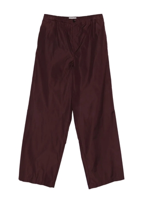 Jil Sander taffeta trousers - Red