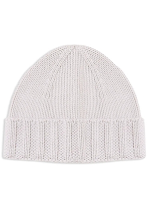 Giuliano Galiano wool beanie hat - Neutrals