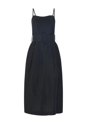 Rosie Assoulin Artichoke belted midi dress - Black