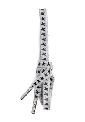 Golden Goose star-print shoe laces - Grey