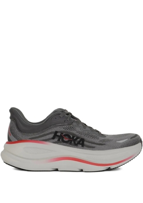 HOKA textured lace-up sneakers - Grey