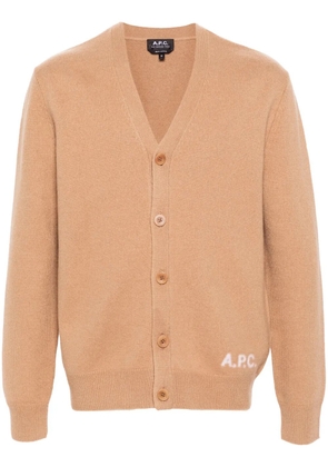 A.P.C. Kenny cardigan - Brown