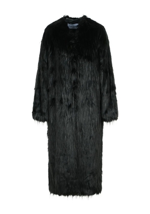 STAND STUDIO Carolina fux-fur coat - Black