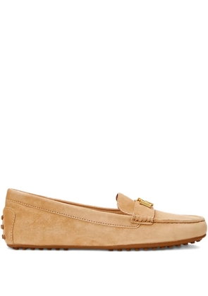 Lauren Ralph Lauren Barnsbury logo-plaque loafers - Neutrals