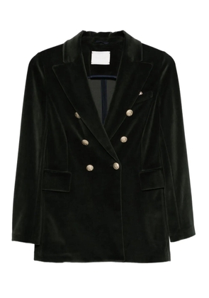 Circolo 1901 velvet double-breasted jacket - Green