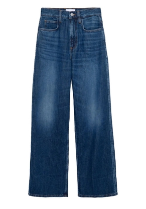 FRAME high-rise straight jeans - Blue