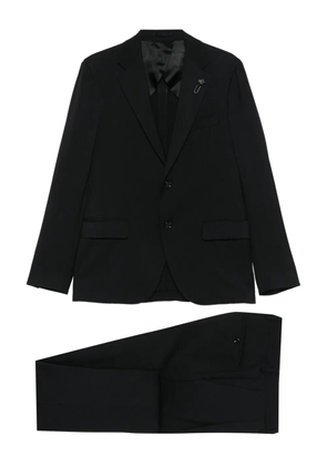 Lardini notched-lapel suit - Black