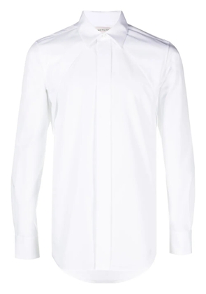Alexander McQueen panelled cotton shirt - White