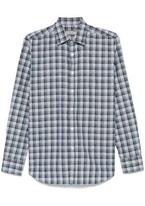 Canali checked shirt - Green