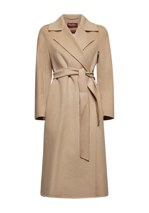 Max Mara belted-wrap coat - Neutrals