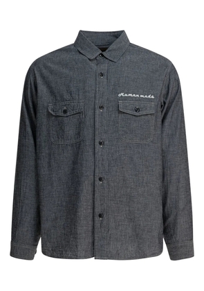 Human Made Chambray buttoned shirt - Black