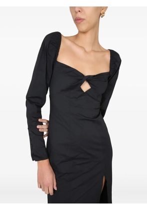 STAUD Josephine poplin maxi dress - Black