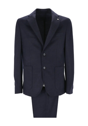 L.B.M. 1911 single-breasted wool suit - Blue
