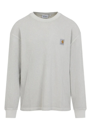 Carhartt WIP waffle logo-patch T-shirt - Neutrals