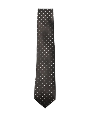 TOM FORD polka-dot silk tie - Brown