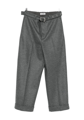 Jil Sander belted trousers - Green