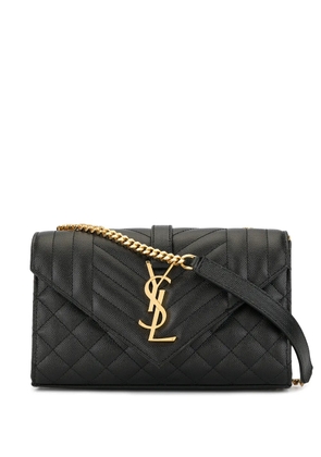 Saint Laurent small Envelope crossbody bag - Black