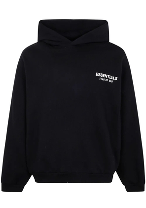 FEAR OF GOD ESSENTIALS logo-print hoodie - Black
